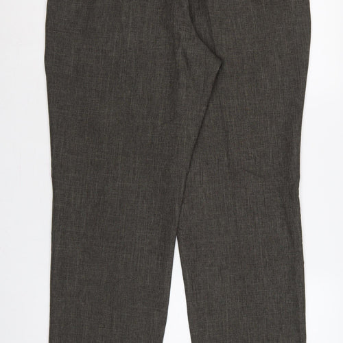 Marks and Spencer Men Grey 36 29 Straight Dress Trousers