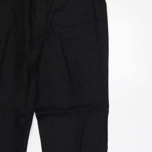 Viyella Women’s Black Size 10 Straight Leg Tailored Dress Trousers