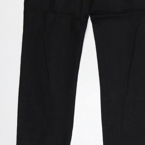 Viyella Women’s Black Size 10 Straight Leg Tailored Dress Trousers
