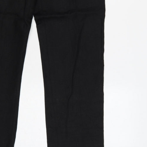 Viyella Women’s Black Size 10 Straight Leg Tailored Dress Trousers