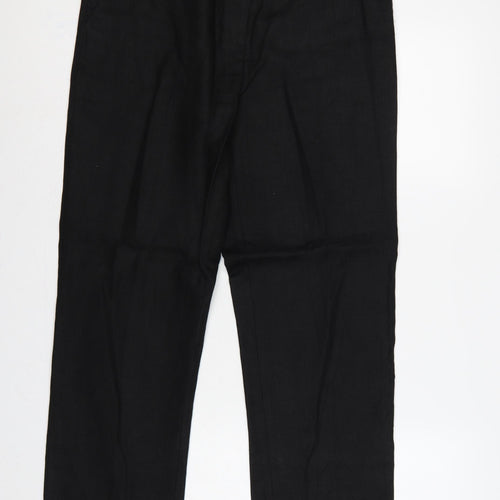Viyella Women’s Black Size 10 Straight Leg Tailored Dress Trousers