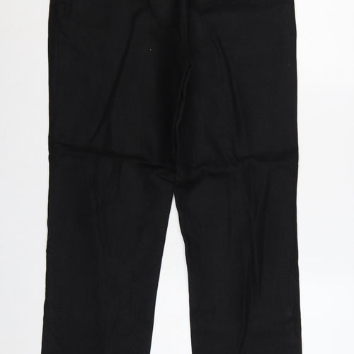 Viyella Women’s Black Size 10 Straight Leg Tailored Dress Trousers