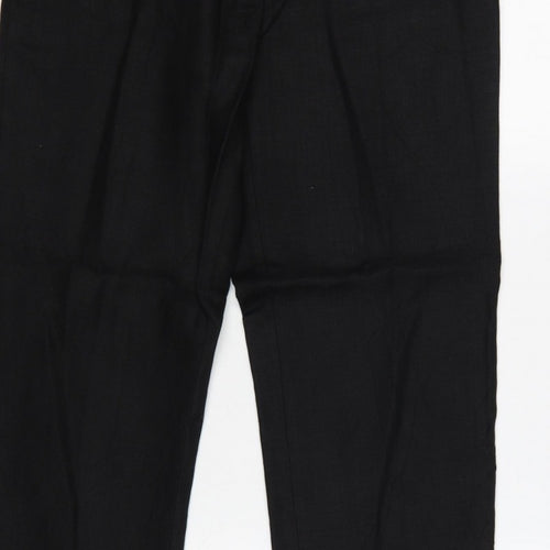 Viyella Women’s Black Size 10 Straight Leg Tailored Dress Trousers