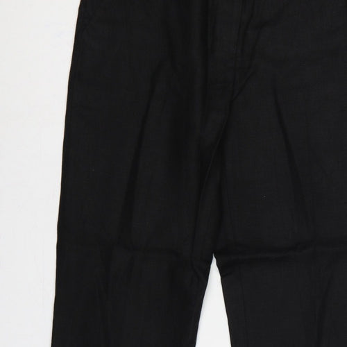 Viyella Women’s Black Size 10 Straight Leg Tailored Dress Trousers