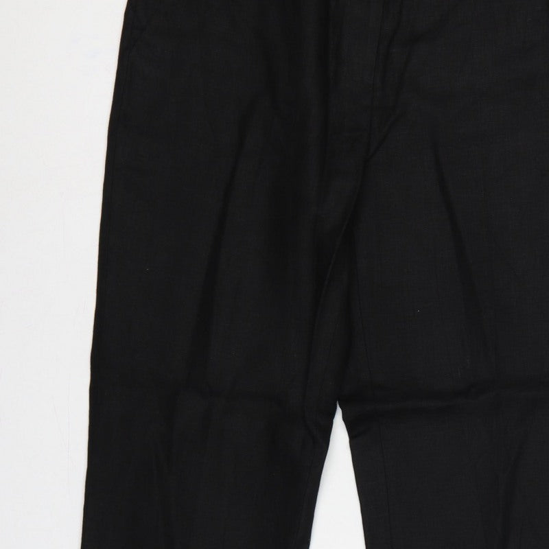 Viyella Women’s Black Size 10 Straight Leg Tailored Dress Trousers