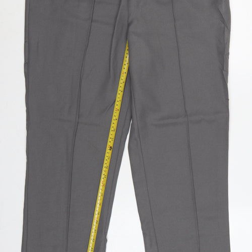 Damart Women’s Grey UK 20 Straight Leg Elastic Waist Trousers