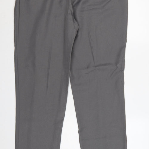 Damart Women’s Grey UK 20 Straight Leg Elastic Waist Trousers
