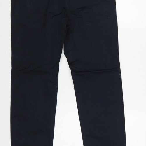 Marks & Spencer Autograph Men's Navy 32in Slim Fit Trousers 31in Leg