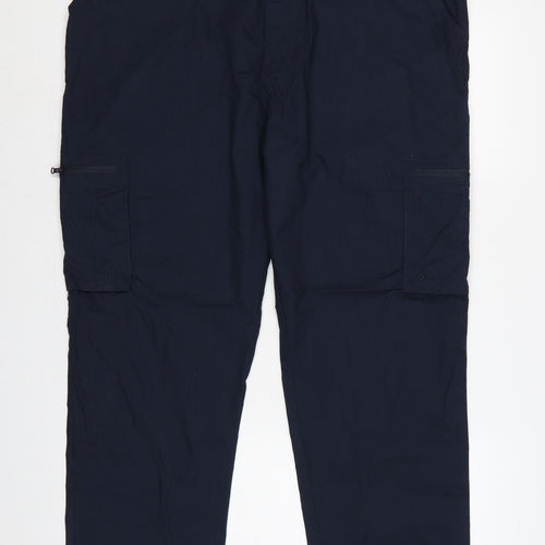 Mountain Warehouse Women’s Blue Cargo Trousers Size 38 Quick Dry
