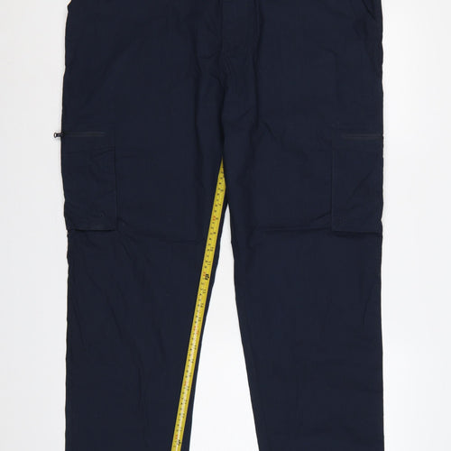 Mountain Warehouse Women’s Blue Cargo Trousers Size 38 Quick Dry