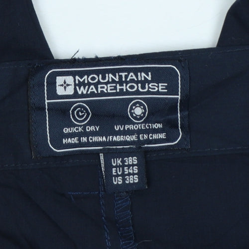 Mountain Warehouse Women’s Blue Cargo Trousers Size 38 Quick Dry