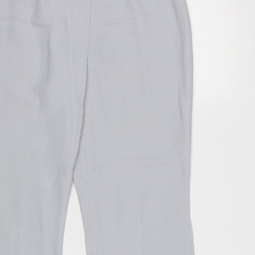 Autonomy Women Grey UK 14 Classic Straight Leg Tailored Trousers