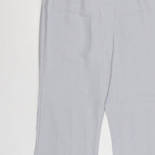 Autonomy Women Grey UK 14 Classic Straight Leg Tailored Trousers