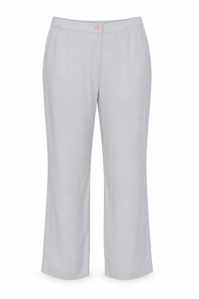 Autonomy Women Grey UK 14 Classic Straight Leg Tailored Trousers