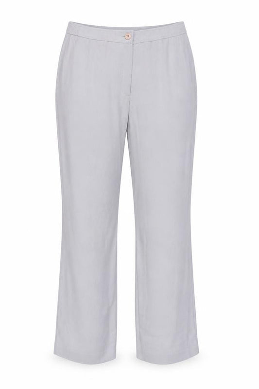 Autonomy Women Grey UK 14 Classic Straight Leg Tailored Trousers
