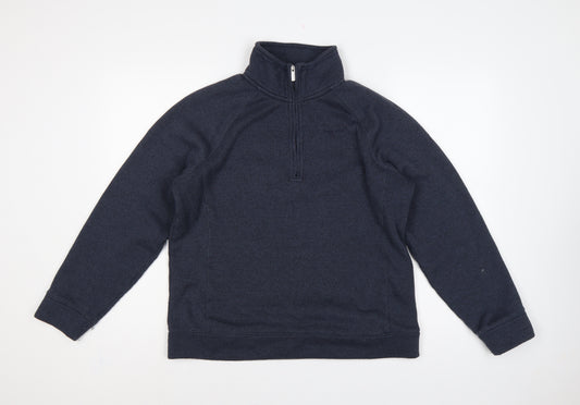 Craghoppers Men’s Blue M Half Zip Fleece Sweatshirt High Neck