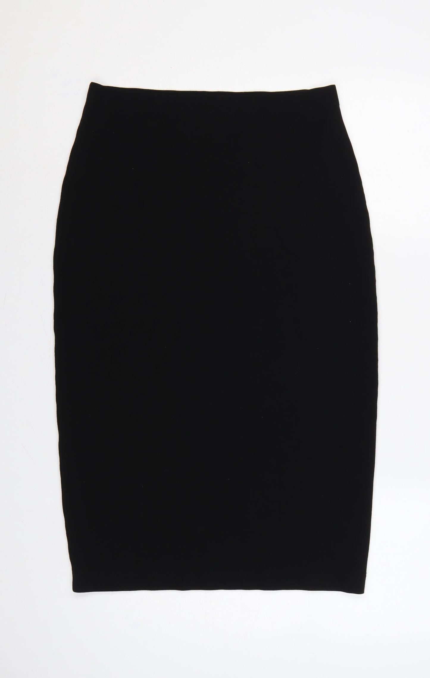 Oska Women Black UK 14 Midi Straight Pencil Stretch Skirt