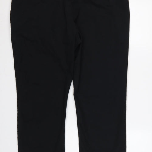Marks and Spencer Men’s Black 42x29 Regular Fit Stretch Chino Trousers
