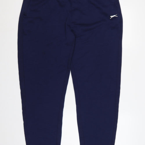Slazenger Men’s Blue 2XL Logo Tapered Jogger Sweatpants