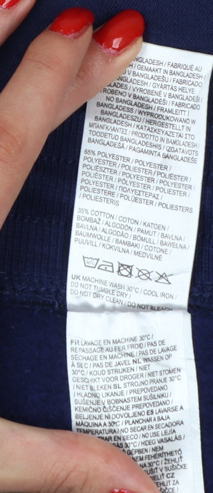 Slazenger Men’s Blue 2XL Logo Tapered Jogger Sweatpants