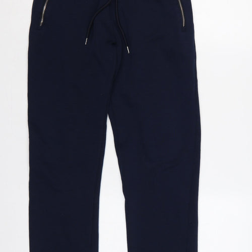 Autograph Women’s Navy Blue Jogger Trousers Size S Zip Pockets