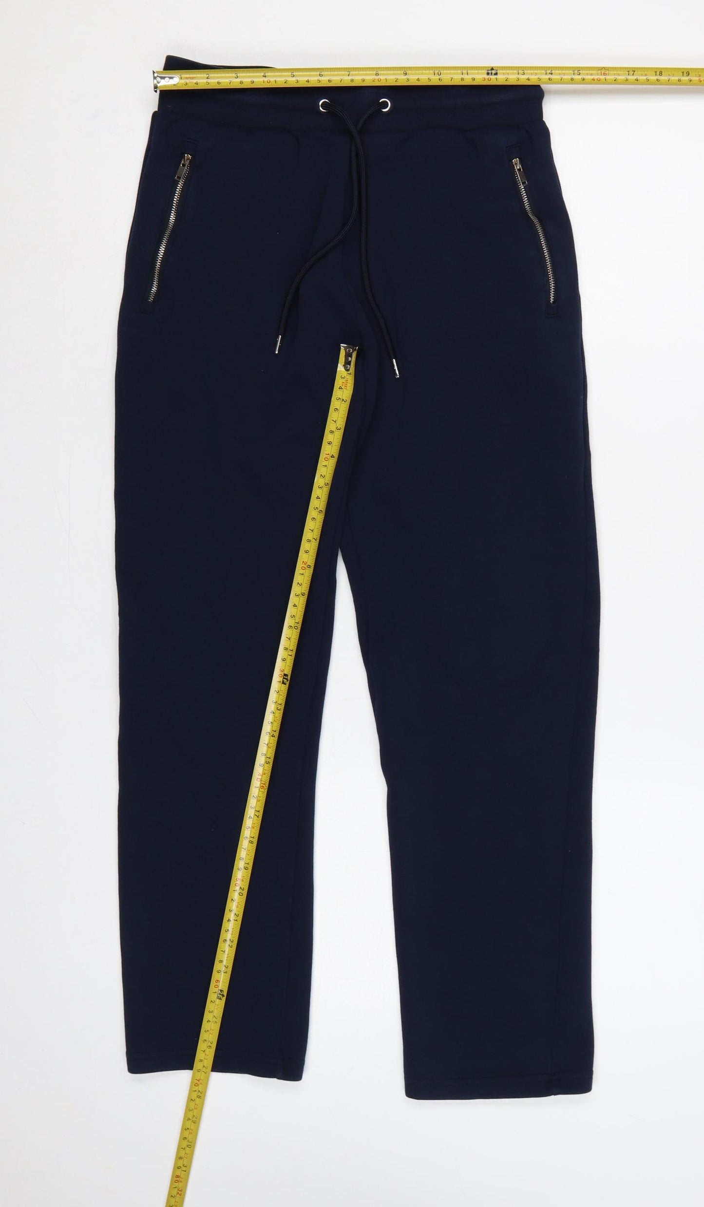Autograph Women’s Navy Blue Jogger Trousers Size S Zip Pockets