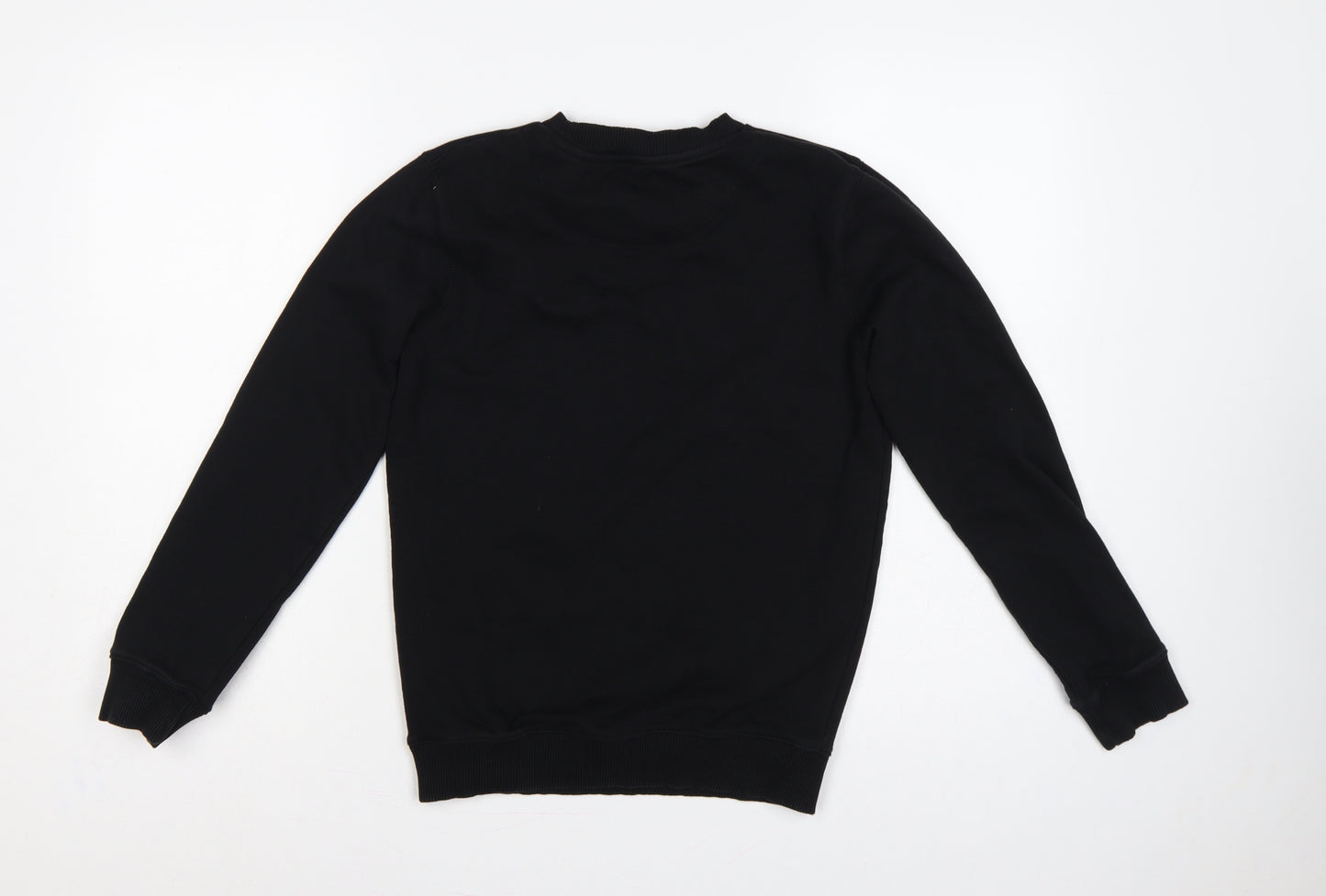 U.S. Polo Assn. Boys Black 12-13 Years Pullover Crew Neck Sweatshirt