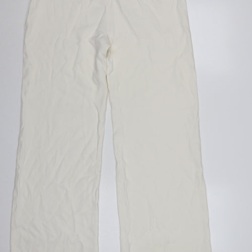 Phase Eight Women Ivory Wide Leg Trousers UK 16 Formal Acetate