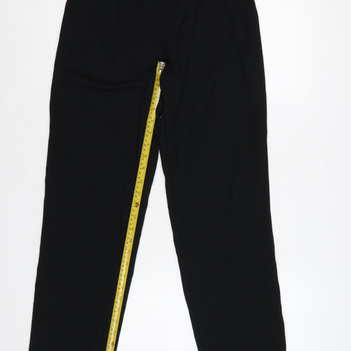 Marks and Spencer Women Black UK 10 Long High Rise Stretch Leggings