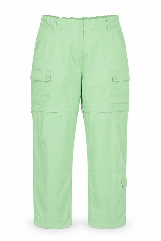 M&S Women’s Green UK 16 Convertible Cargo Trousers Elastic Waist