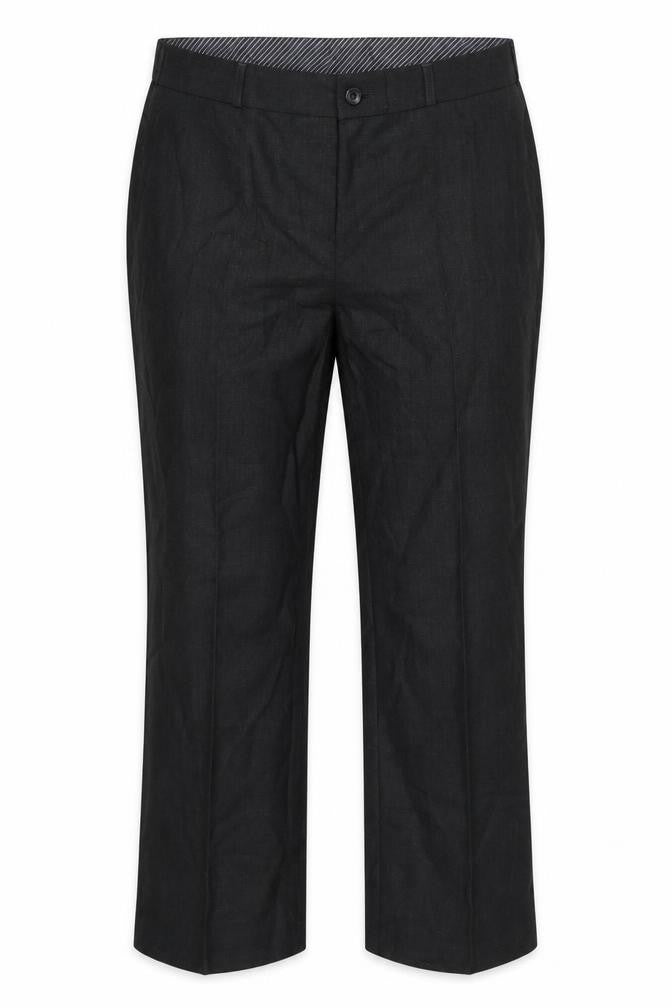 Clubclass Women Charcoal UK 16 Petite Wool Blend Tailored Dress Trousers