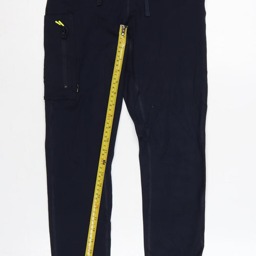Marks & Spencer Goodmove Women Blue UK 10 Jogger Activewear Trousers