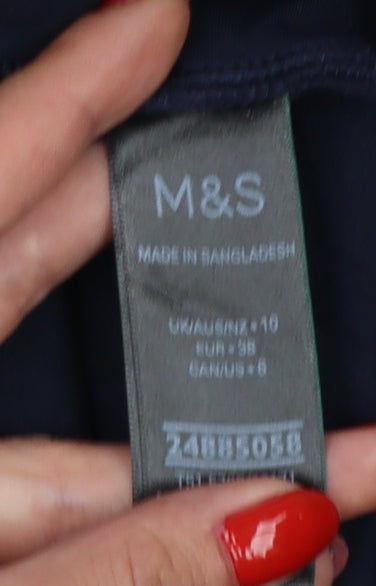 Marks & Spencer Goodmove Women Blue UK 10 Jogger Activewear Trousers
