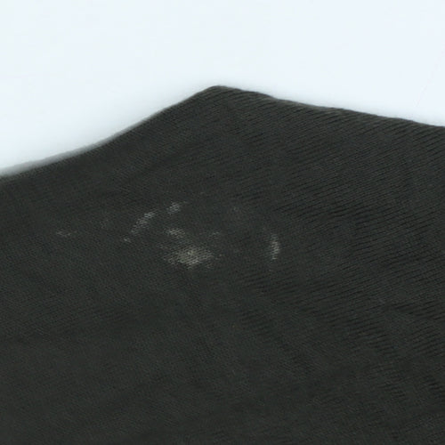 AllSaints Men’s Black Merino Wool Crew Neck Slim Pullover Jumper S