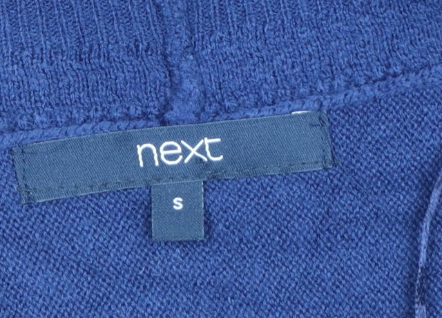 Next Women’s Blue Jewel Embellished Knit Pullover Jumper Size S