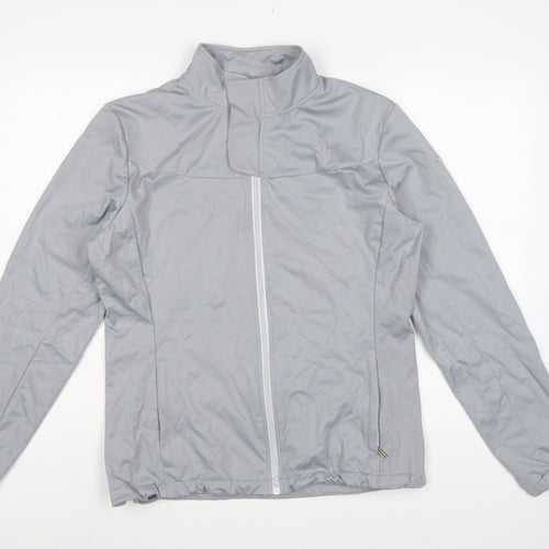 Slazenger Women’s Grey UK 14 Full Zip Lightweight Windbreaker Jacket