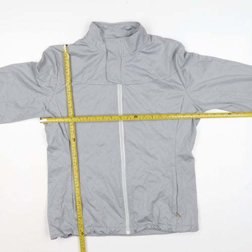 Slazenger Women’s Grey UK 14 Full Zip Lightweight Windbreaker Jacket