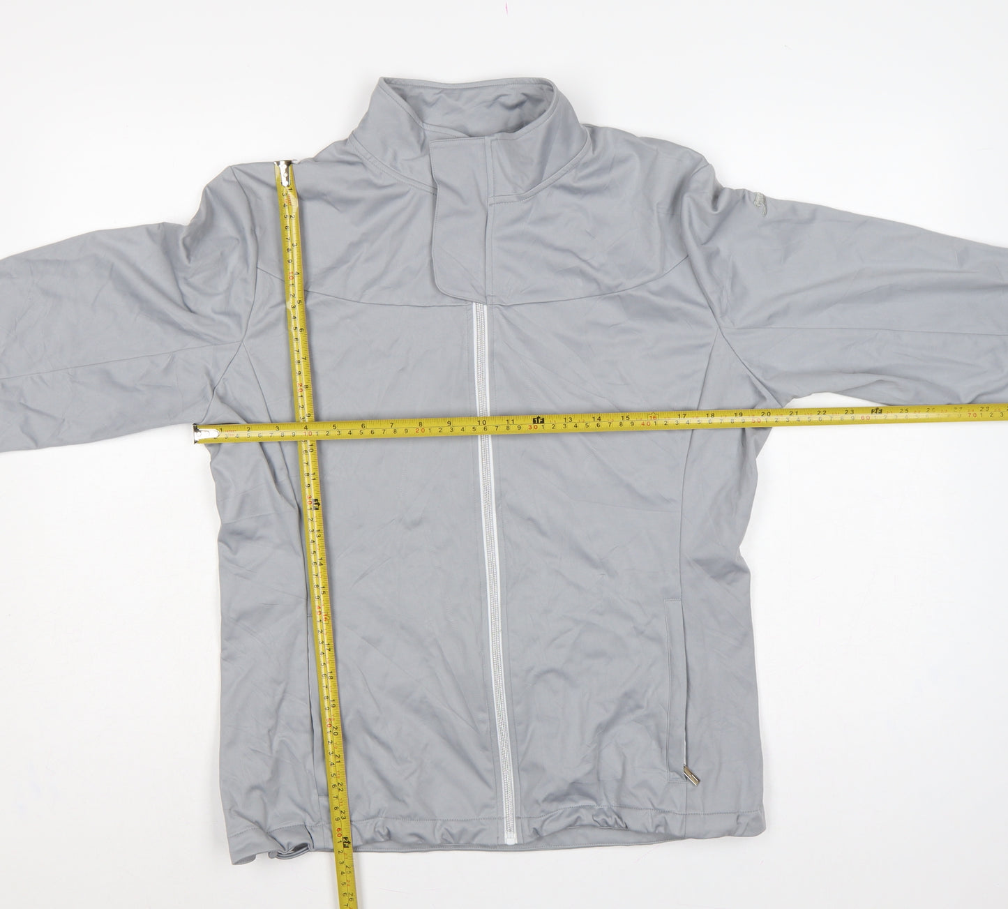 Slazenger Women’s Grey UK 14 Full Zip Lightweight Windbreaker Jacket