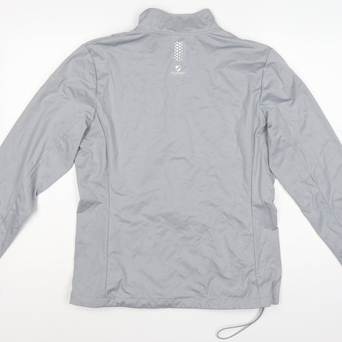 Slazenger Women’s Grey UK 14 Full Zip Lightweight Windbreaker Jacket