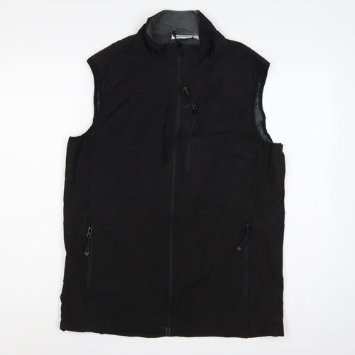 33,000ft Men’s Black M Softshell Full Zip Bodywarmer Waistcoat