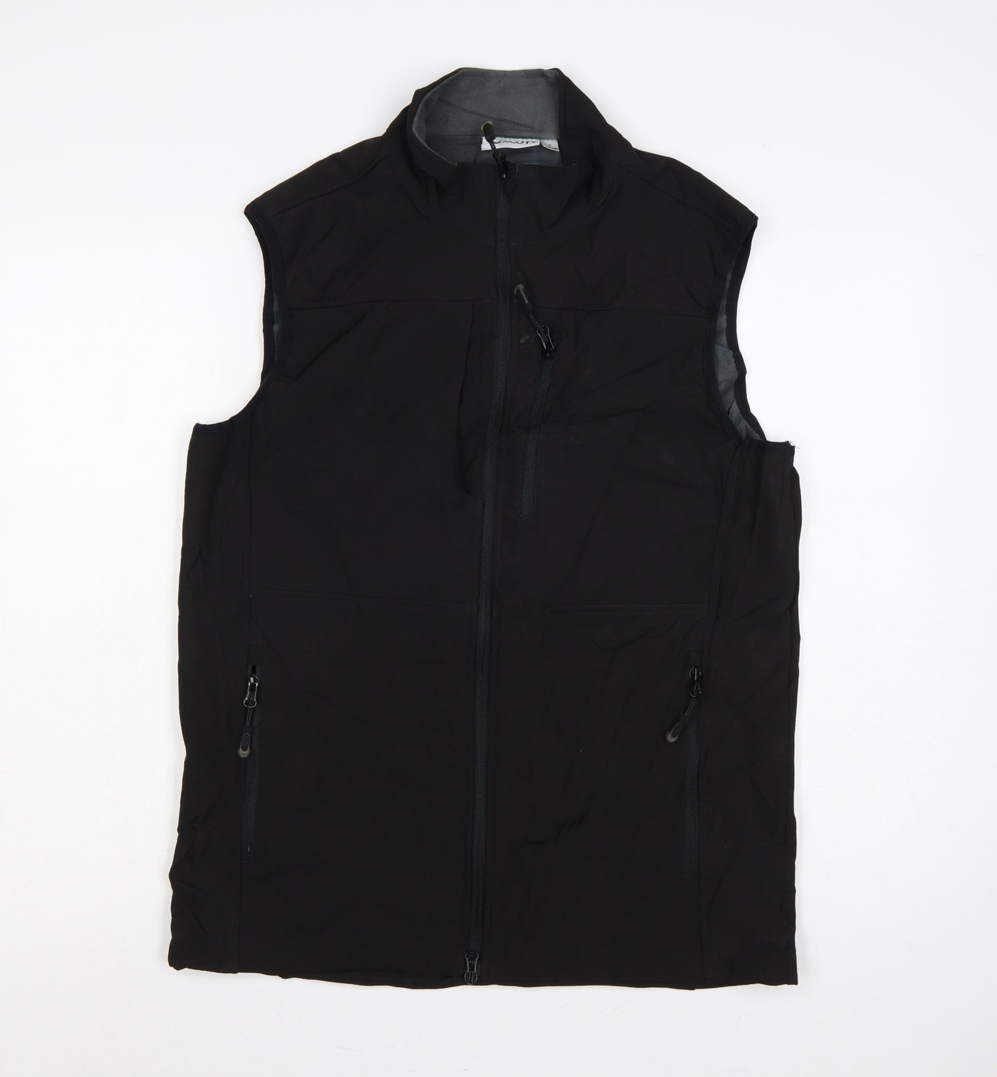 33,000ft Men’s Black M Softshell Full Zip Bodywarmer Waistcoat