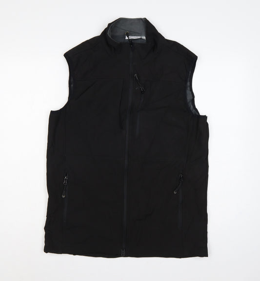 33,000ft Men’s Black M Softshell Full Zip Bodywarmer Waistcoat