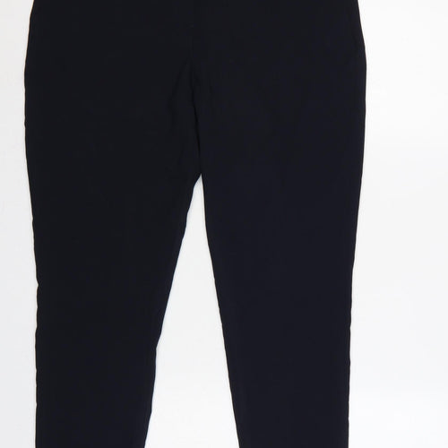 Next Women’s Black UK 14 Regular Tapered Tailored Dress Trousers