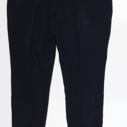 Next Women’s Black UK 14 Regular Tapered Tailored Dress Trousers