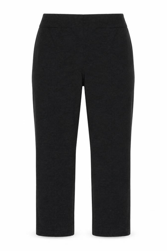 M&S Women’s Black UK 16 Short Pinstripe Stretch Leggings