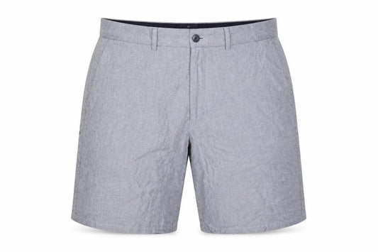 Marks & Spencer Men Grey 38in Cotton Chino Shorts Blue Harbour