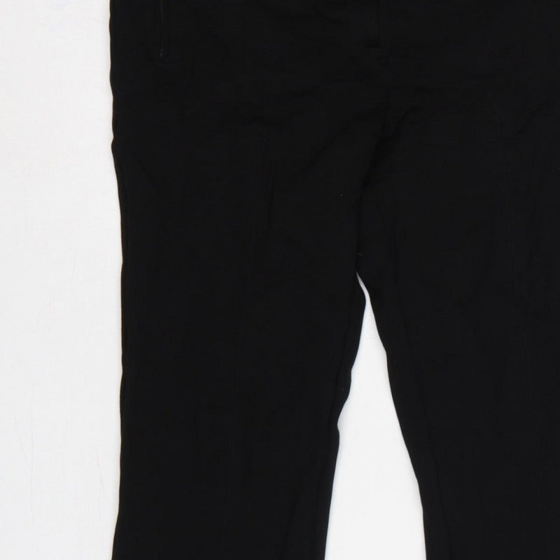 Additional view of Next Women Black, size 12, Long Bootcut Trousers Zip Pockets