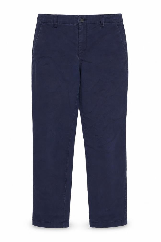 Gap Women’s Blue Size 8 Girlfriend Khaki Tapered Trousers