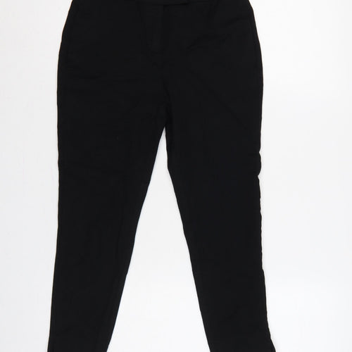 Next Women Black UK 6 Petite Slim Tapered Work Trousers