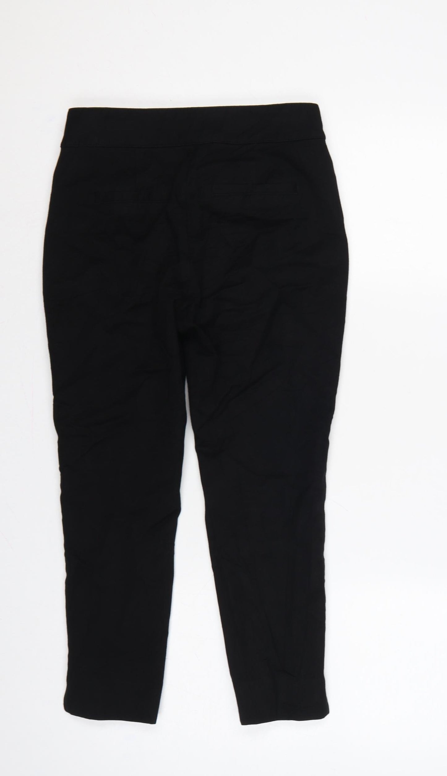 Next Women Black UK 6 Petite Slim Tapered Work Trousers